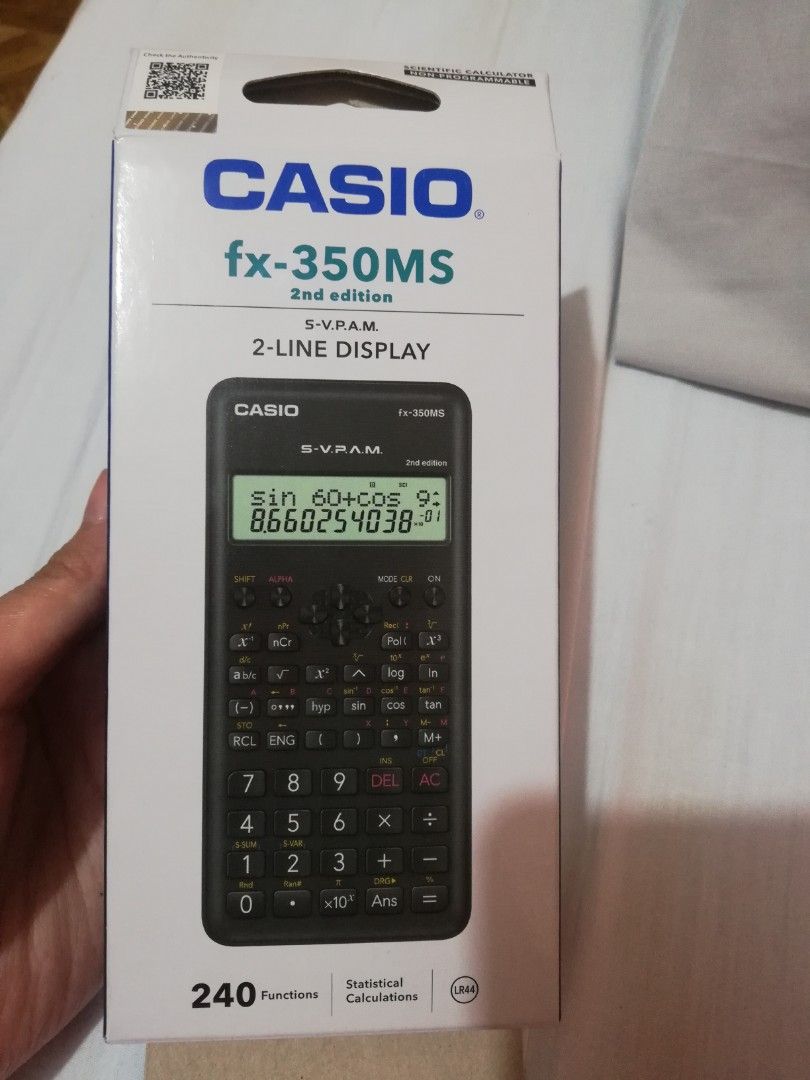 CASIO fx-350MS, Hobbies & Toys, Stationary & Craft, Other Stationery ...