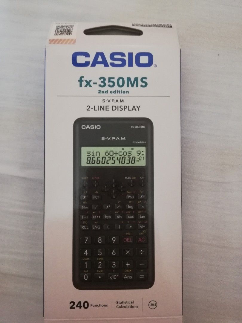 CASIO fx-350MS, Hobbies & Toys, Stationary & Craft, Other Stationery ...