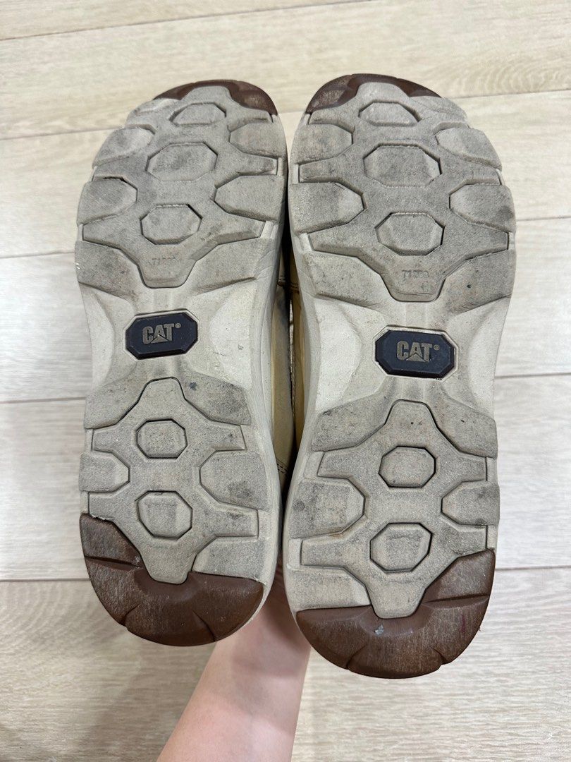 CAT beige shoes for men