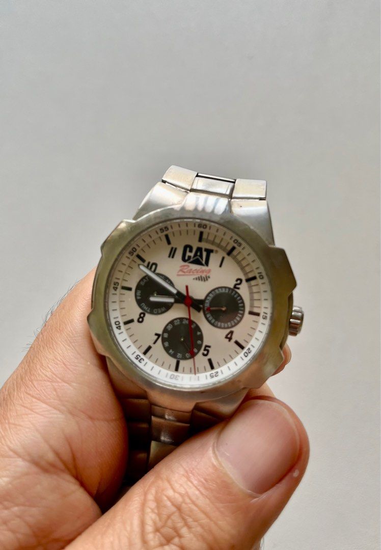 Caterpillar Stainless Steel Men s Racing Series Men s Fashion Watches Accessories Watches on Carousell