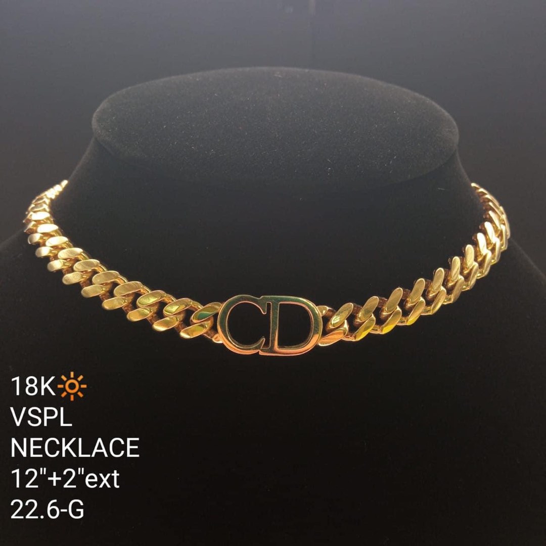 Cd deals gold choker