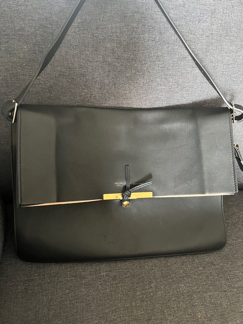 Celine clasp hotsell shoulder bag
