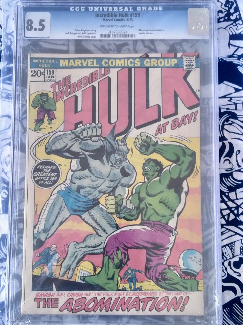 CGC Hulk vs Abomination 8.5 (Category: Comics & Manga) located in Muntinlupa City. Submitted by prime_finder (Listing ID 1260564005, Image 1). Description: Hulk vs Abomination CGC 8.5 7,000.