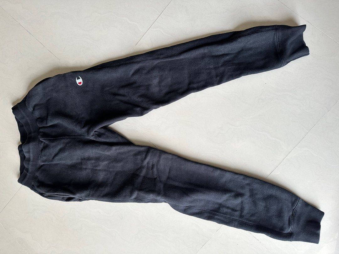 champion sweatpants black