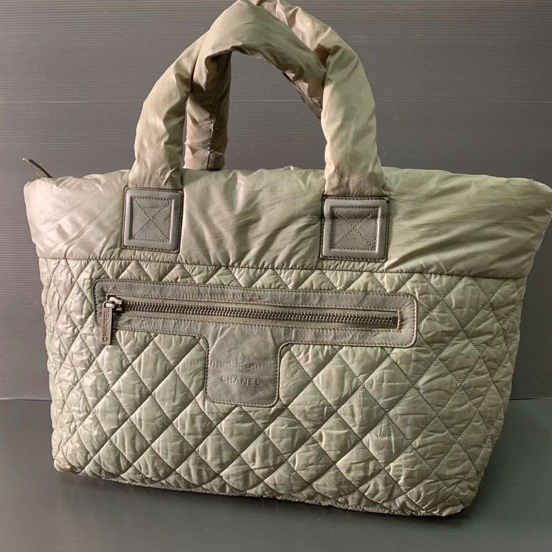 Authentic Chanel Cocoon Nylon Large Tote Handbag