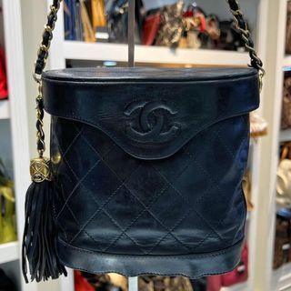 ❗SALE!!! AUTH. CHANEL VINTAGE DENIM VANITY BAG, Luxury, Bags & Wallets on  Carousell