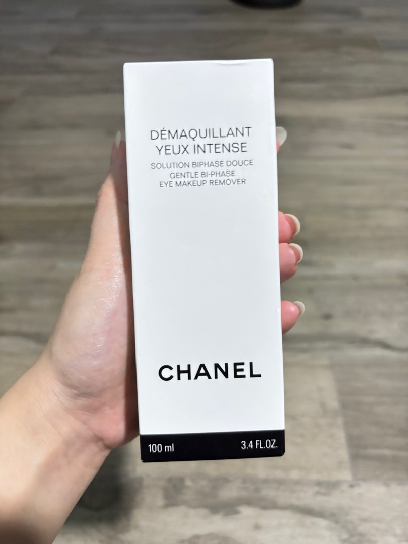 Chanel Demaquillant Yeux Intense Gentle Bi-Phase Eye Makeup Remover 3.4 oz  