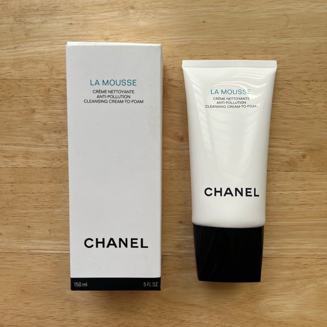 Chanel La Mousse Anti-Pollution Cleansing Cream-to-Foam 150ml, Beauty & Personal  Care, Face, Face Care on Carousell