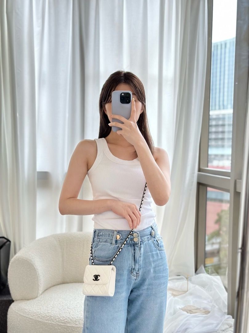 Chanel mini trendy outlet cc clutch on chain