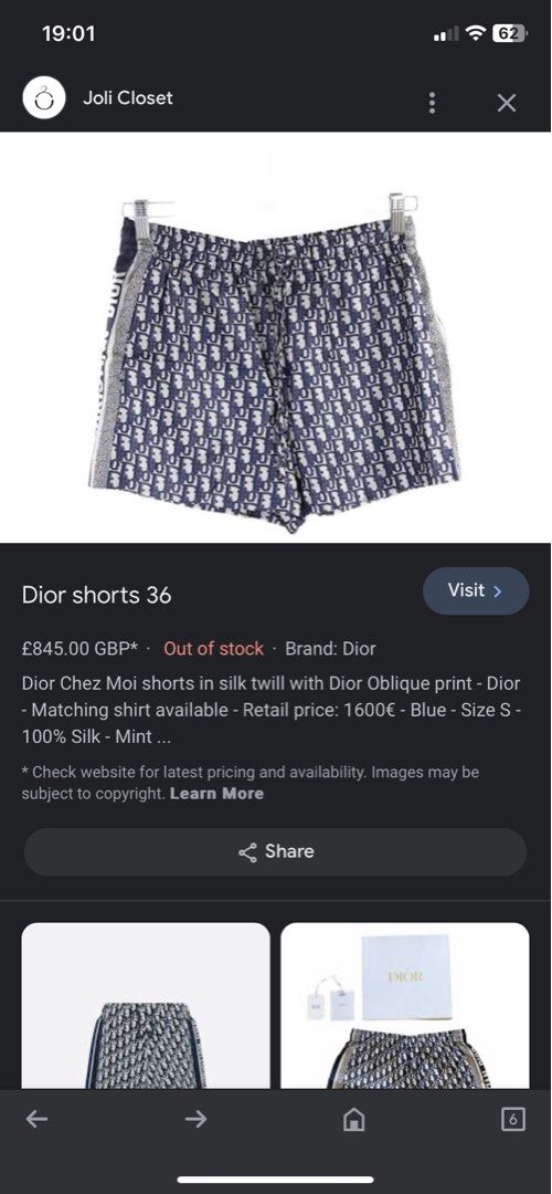 Second hand Louis Vuitton Shorts - Joli Closet