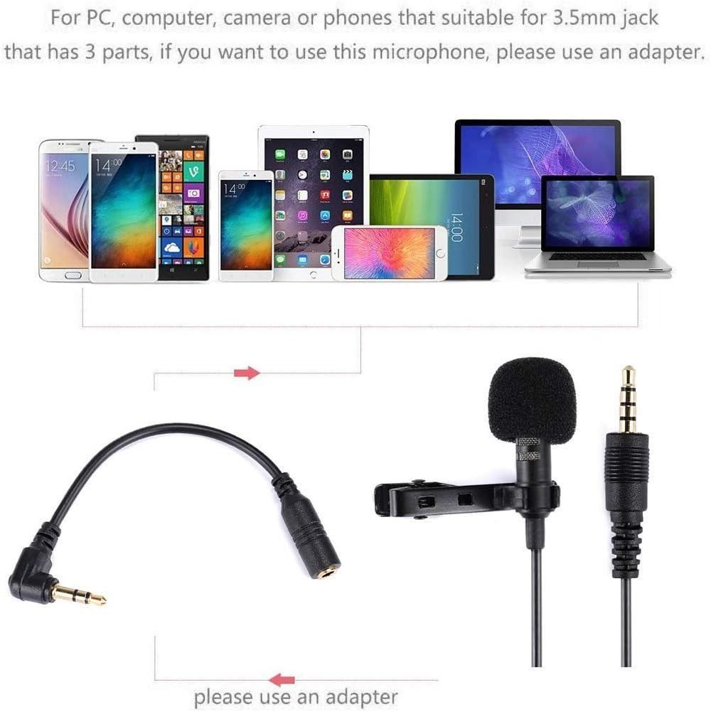 Gyvazla　on　mobile　Smartphones　or　Lavalier　device,　Clip　for　3.5mm　on　Microphone　Microphones　Omnidirectional　Android　Microphone,　Phone　Audio,　any　Lapel　other　Condenser　Carousell