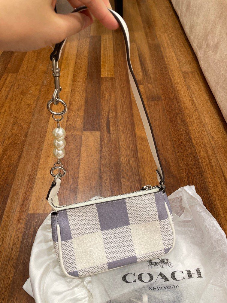 Coach Checkered Shoulder Bag