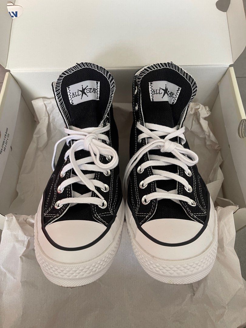 stüssy & converse high tops