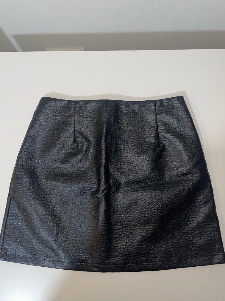 Cotton on leather skirt discount