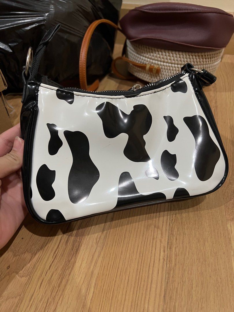 Cow shoulder bag online