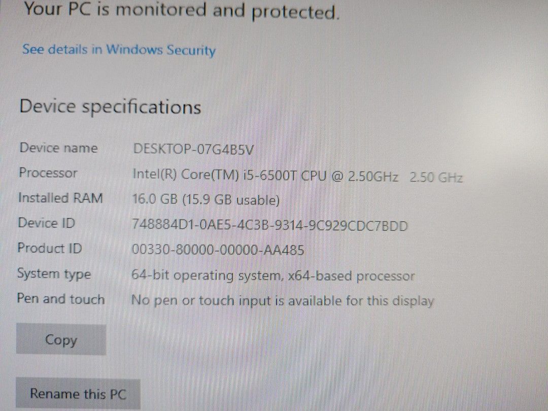 Dell Optiplex Intel i5 16gb Ram Micro Computer (Category: Desktops) located in Makati City. Submitted by john1215cruz (Listing ID 1260479897, Image 2). Description: Dell Optiplex 3040 Intel Core i5 16gb Ram 120gb SSD Intel HD Graphics Windows 10 Pro 64bit No Issues Unit and Power Adapter Lalamove Gcash Pick Up Makati.