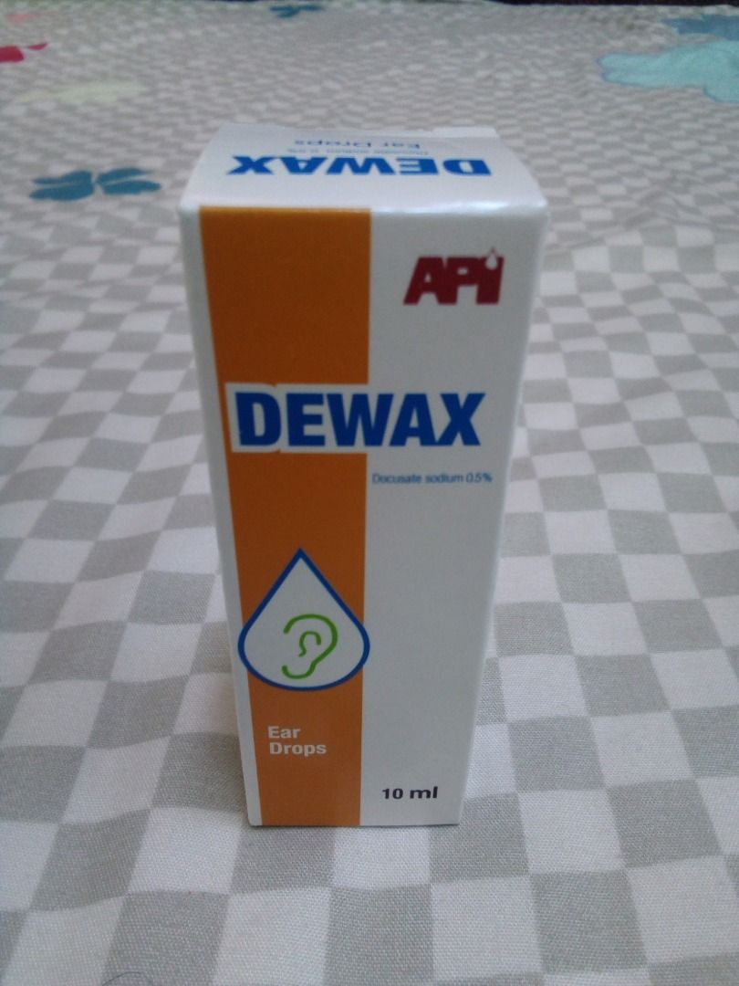 DEWAX Ear drops 10 ml + FREEBIE, Beauty & Personal Care, Ear Care on Carousell