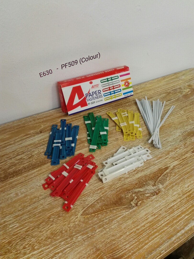 E630 - 'Astar' Paper Fasteners, Hobbies & Toys, Stationery & Craft ...