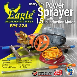 EAGLE Professional Tools Heavy Duty Power Sprayer with 1.5Hp Induction Motor (EPS-22A) LIGHTHOUSE ENTERPRISE