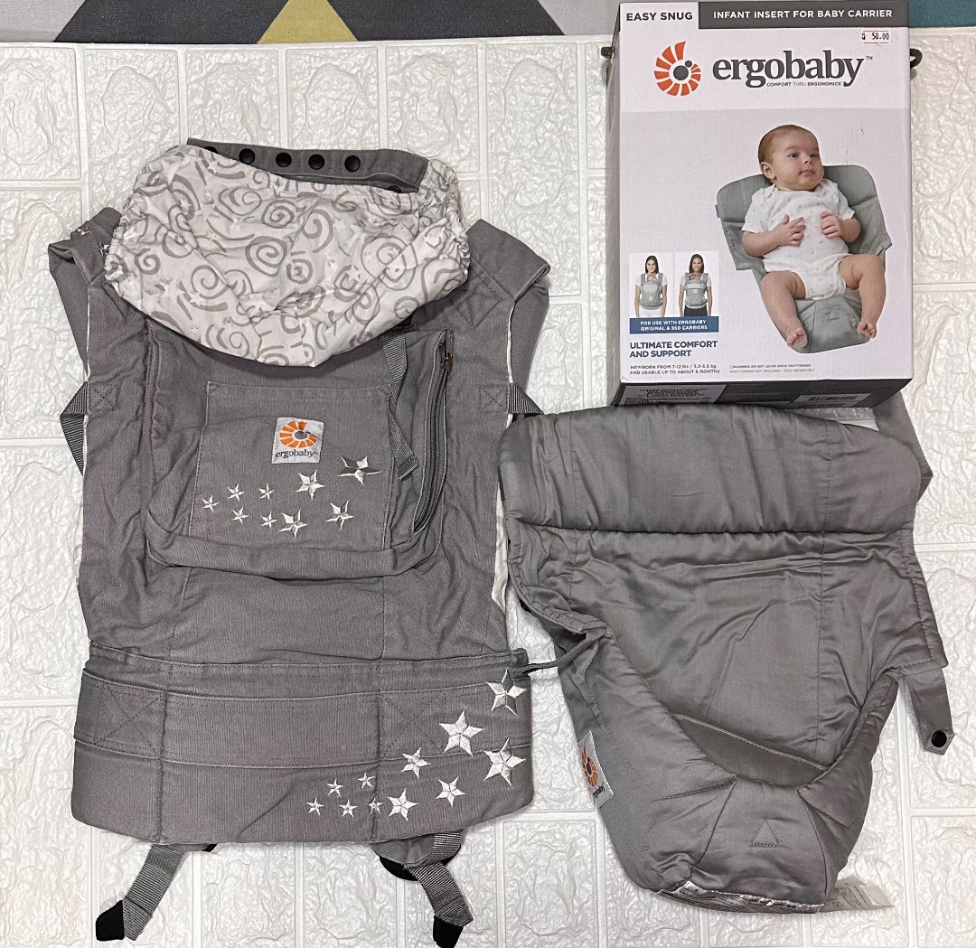 Ergo baby carrier galaxy grey outlet with insert