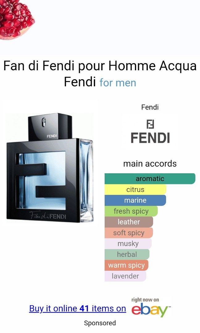 Fendi pour homme acqua clearance