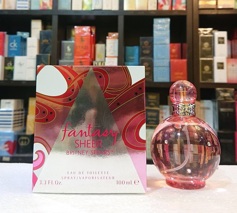 Fantasy Sheer by Britney Spears, 3.3 oz Eau De Toilette Spray for Women