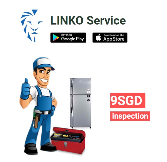 Fast repair fridge, chiller & freezer, ice maker. 9SGD doorstep