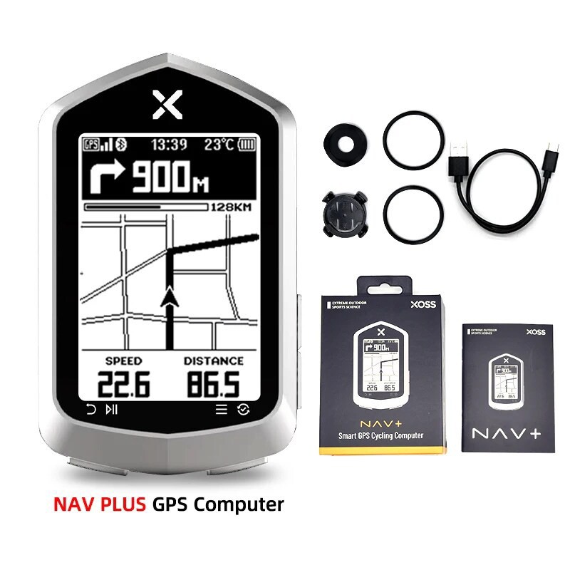 XOSS NAV Plus GPS Wireless Bike Computer , FREE SRAM Out-Front