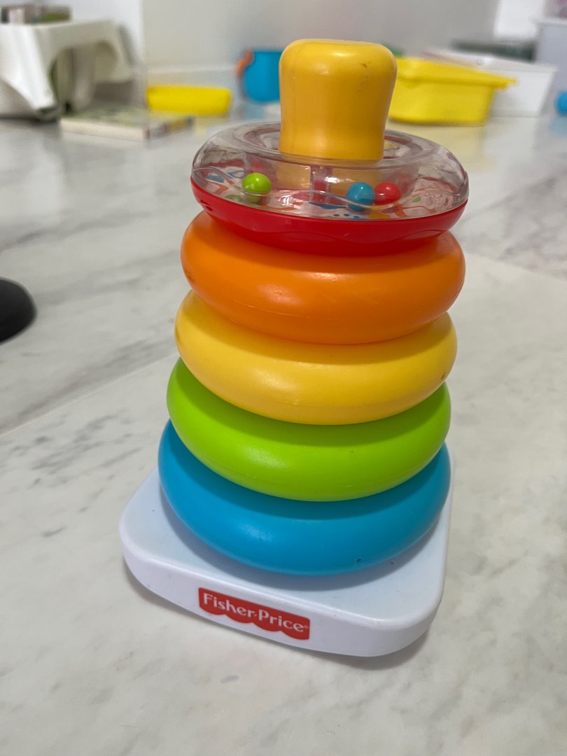 Fisher price stacking ring toy, Babies & Kids, Infant Playtime on Carousell