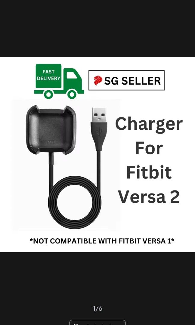 Fitbit Versa 2 (Watch) Charger, Mobile Phones & Gadgets, Mobile
