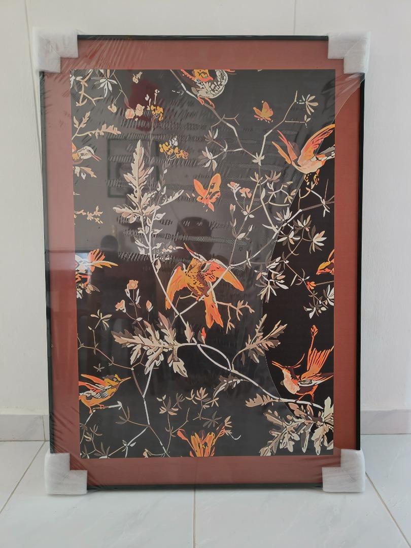 Frame Bird poster 100cm X 70 cm, Furniture & Home Living, Home Decor