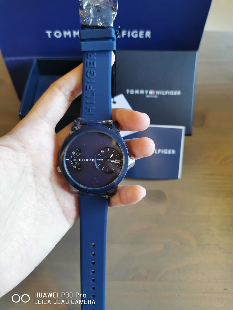 Free Shipping Tommy Hilfiger Men s Watch Denim Sport 1791556 Jam tangan Lelaki Men s Fashion Watches Accessories Watches on Carousell
