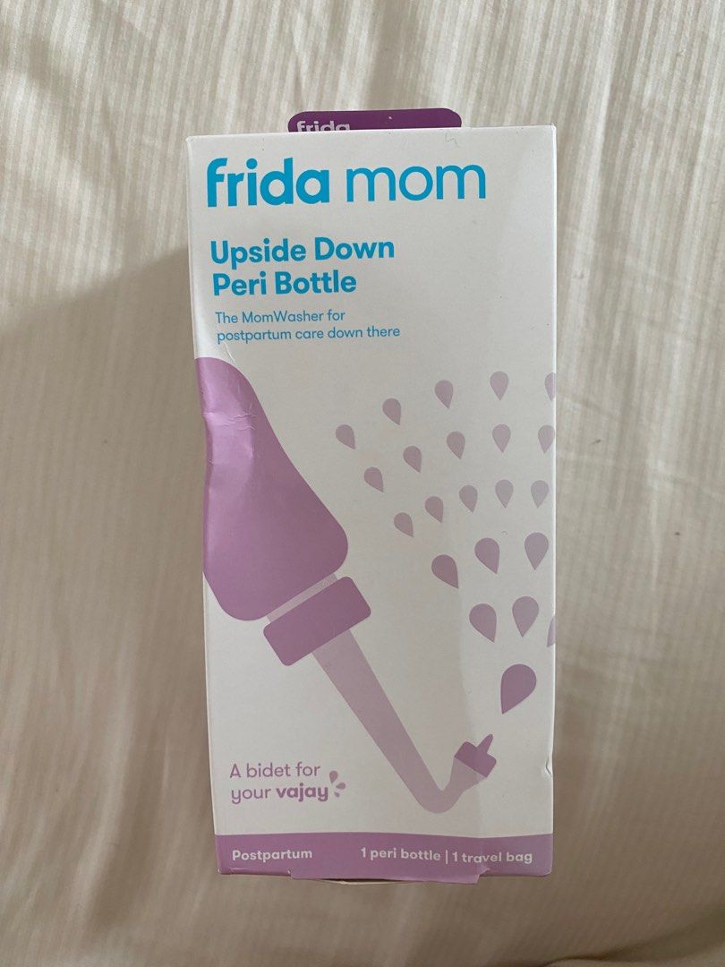 Frida Mom Upside Down Peri Bottle for Postpartum Care The Original  Fridababy MomWasher for Perineal Recovery and Cleansing After Birth