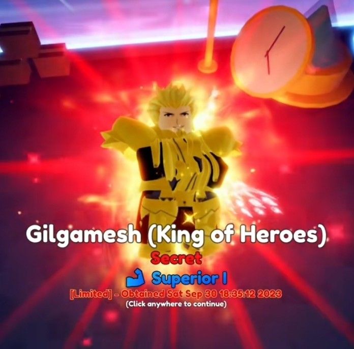 How To Get New Limited Secret Gilgamesh Golden Portal In Anime Adventures  Update 17! 