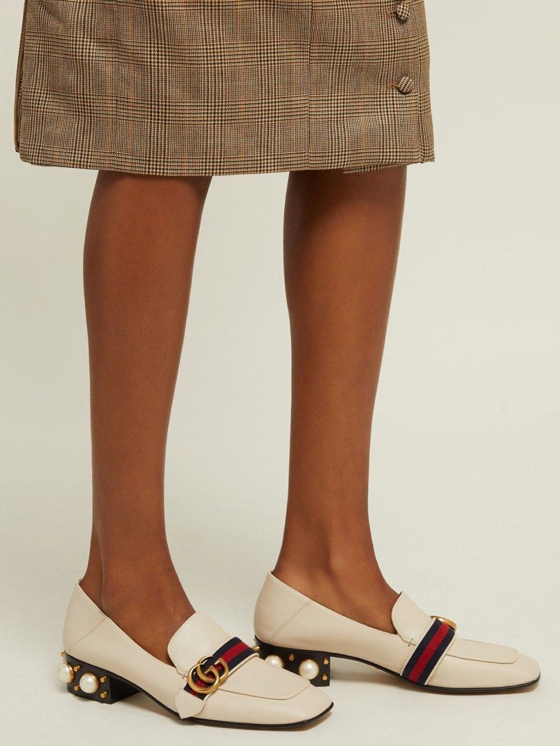 Gucci Pre Fall 2016 Peyton Pearl Loafers Women s Fashion Footwear Heels on Carousell