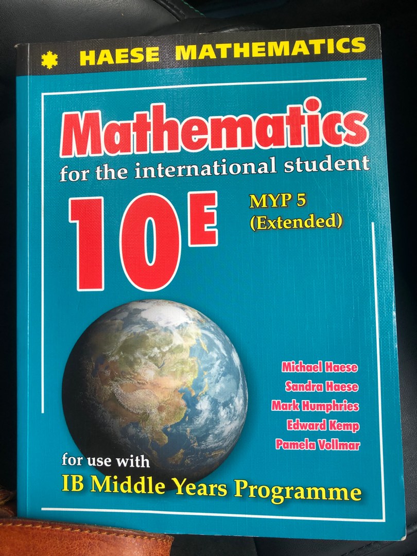 Haese mathematics 10e myp5 carousell
