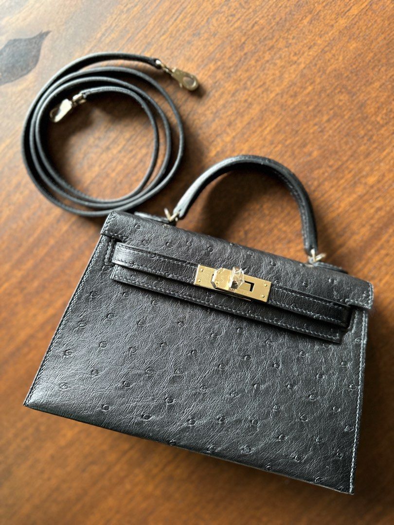 Hermes kelly mini sellier ostrich special order hss, Luxury, Bags & Wallets  on Carousell