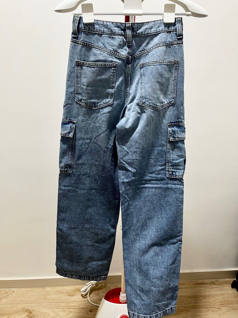 H&m divided sale high waisted jeans