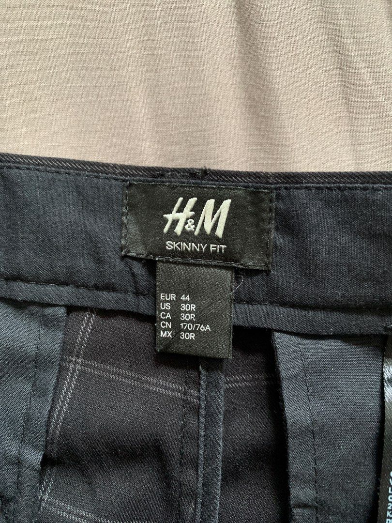 Plaid pants deals h and m