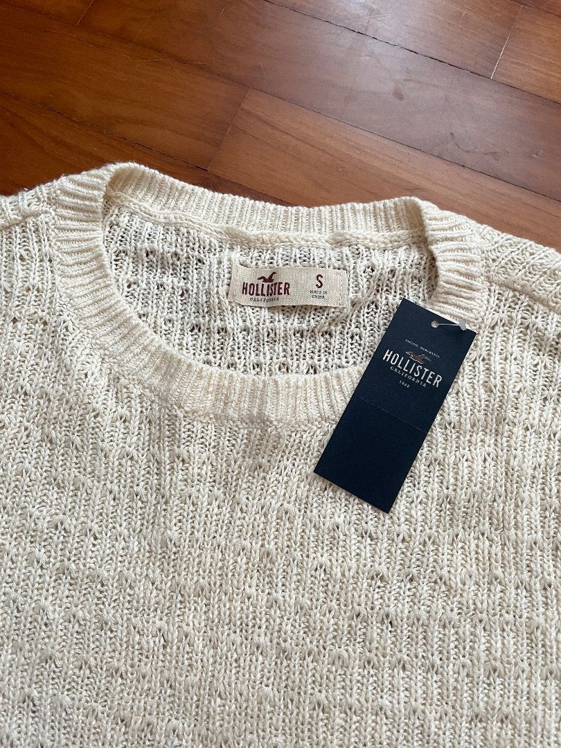 hollister sweater white
