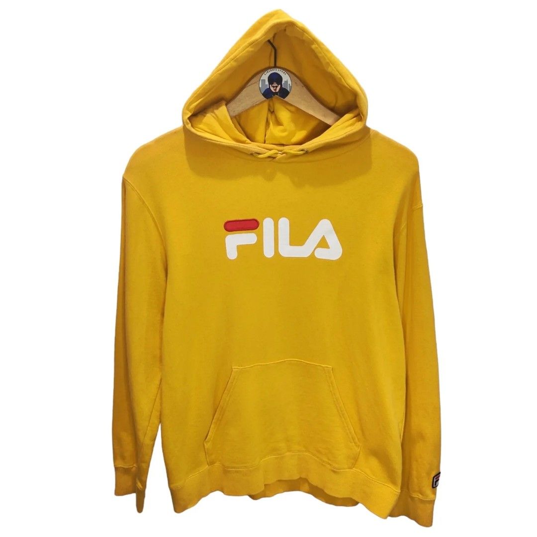 Fila store hoodie yellow
