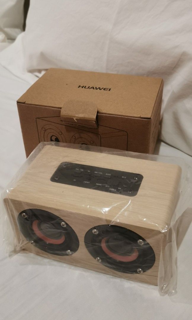 Huawei bluetooth speaker wooden on sale