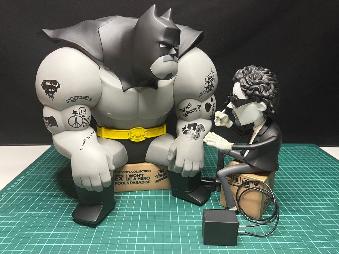 I WON'T BE A HERO, TIM designer BATMAN art toy collectible by