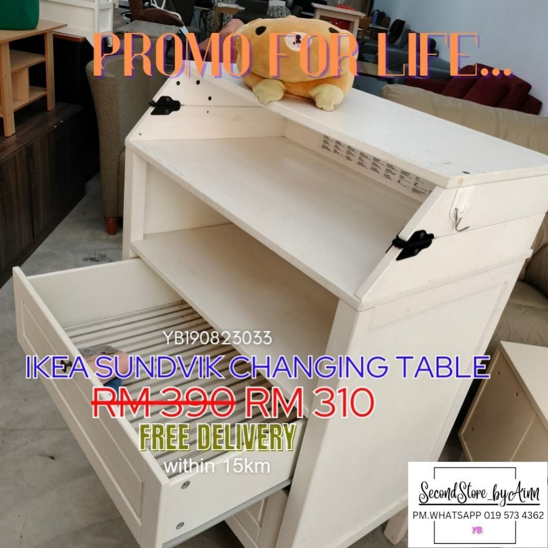 IKEA SUNDVIK CHANGING TABLE, Babies & Kids, Baby Nursery & Kids