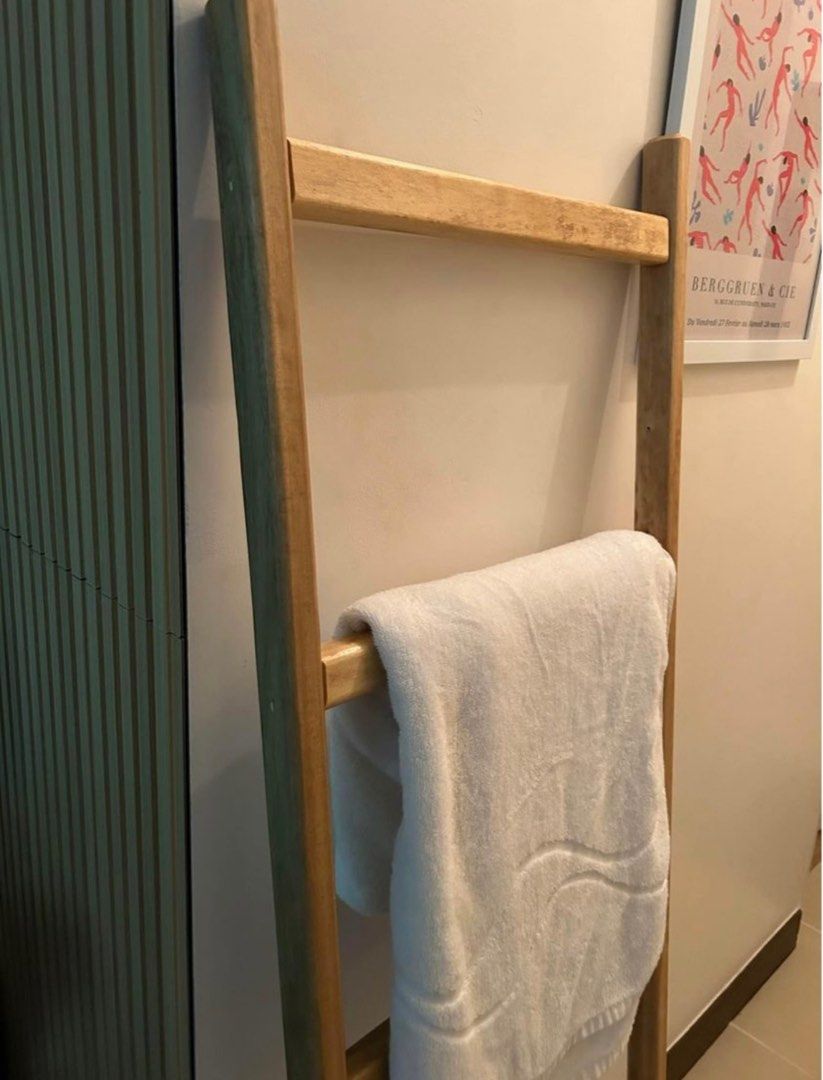 IKEA wood ladder, Furniture & Home Living, Home Improvement