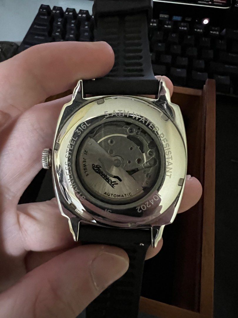 Ingersoll The Columbus 104202 Watch with Fluoride Rubber Strap