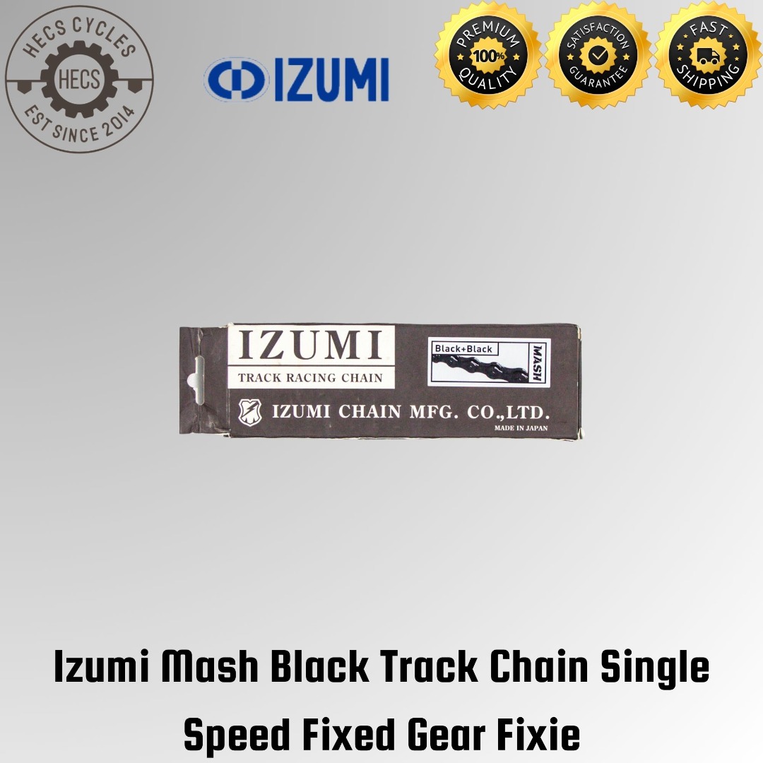 Izumi Mash Black Track Chain Single Speed Fixed Gear Fixie, Sports ...