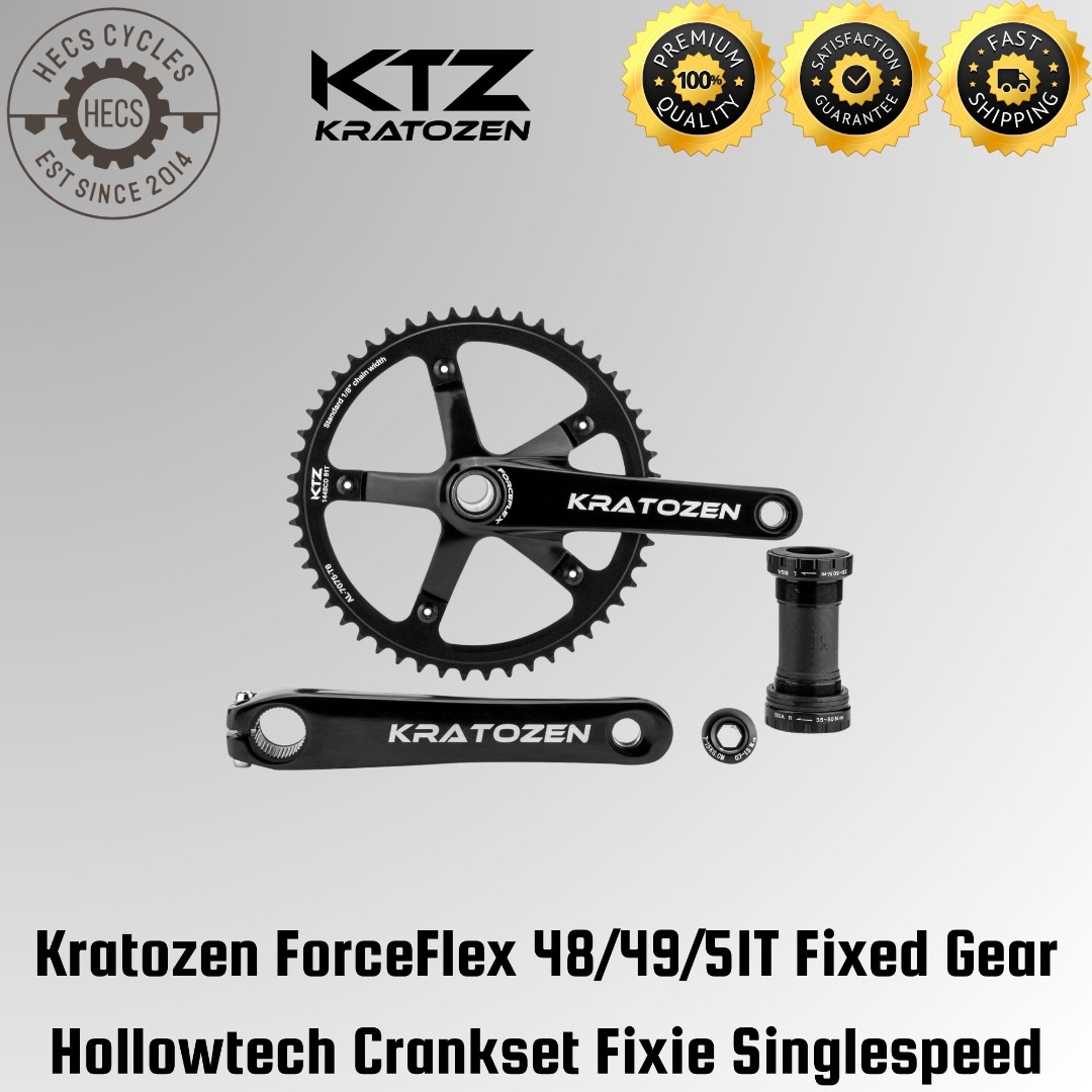 Hollowtech crankset sale single speed