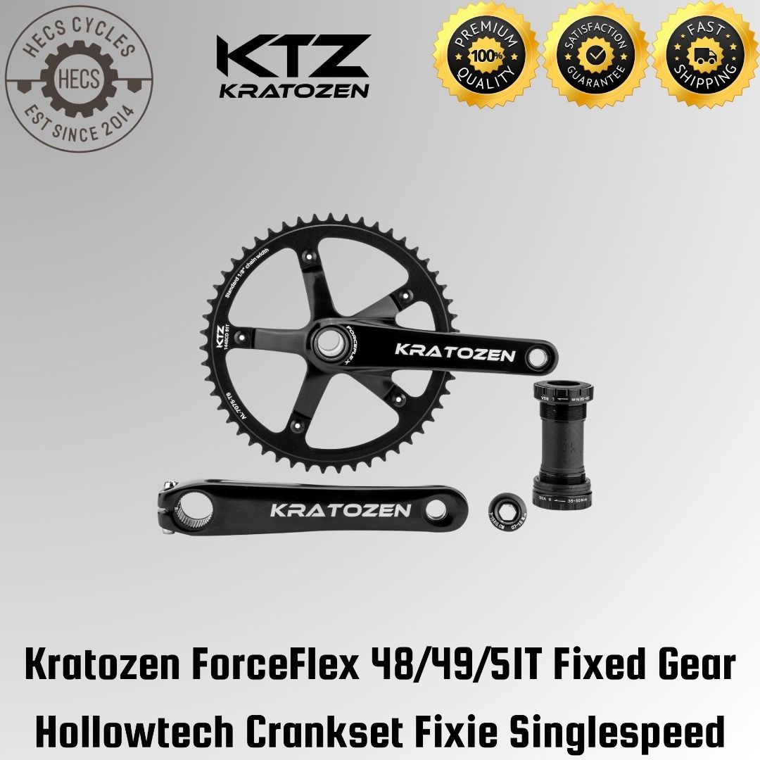 Crankset hollowtech 2 single speed deals