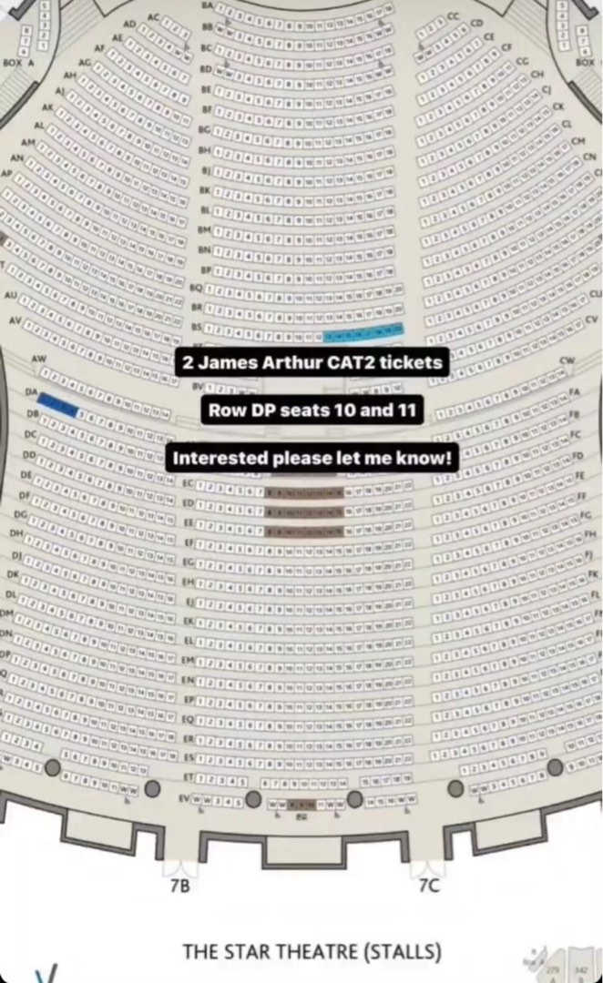 James Arthur concert, Tickets & Vouchers, Event Tickets on Carousell